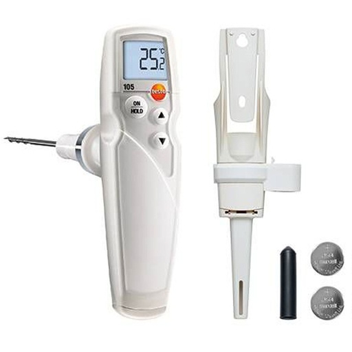 [1025-sk-352] testo 105 - One-hand thermometer with frozen food measuring tip